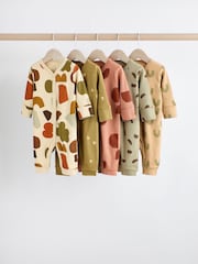Neutral Baby Sleepsuits 5 Pack (0mths-3yrs) - Image 1 of 13