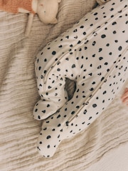 Ecru 2.5 Tog Wadded Zip Sleepsuit - Image 3 of 3