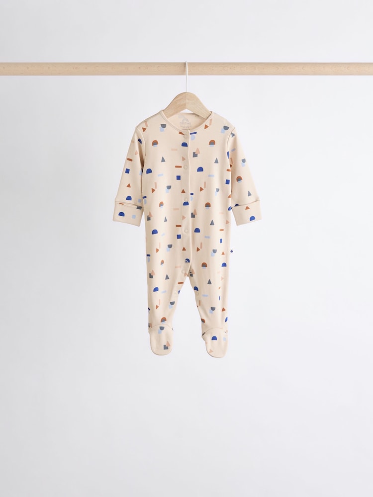 Imprimée bleue - Combinaisons de sommeil pour bébé 7 Pack (0mois-2ans) - Image 3 of 16