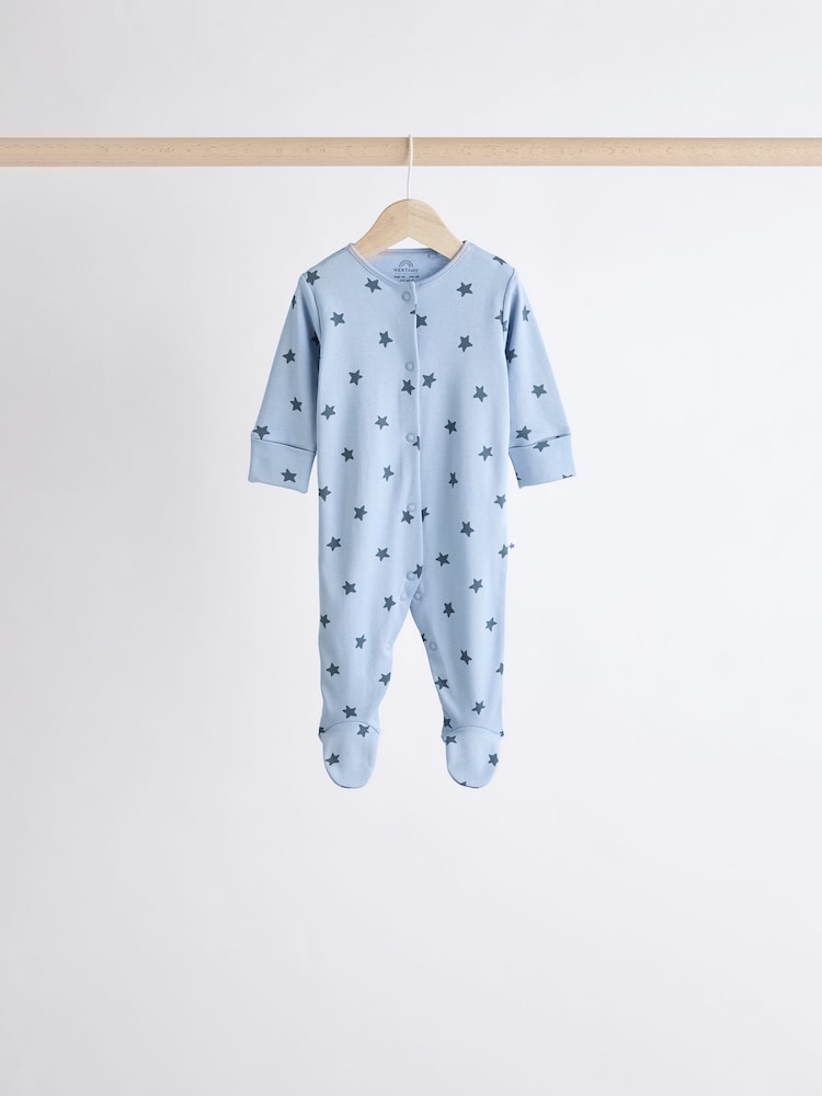 Imprimée bleue - Combinaisons de sommeil pour bébé 7 Pack (0mois-2ans) - Image 4 of 16