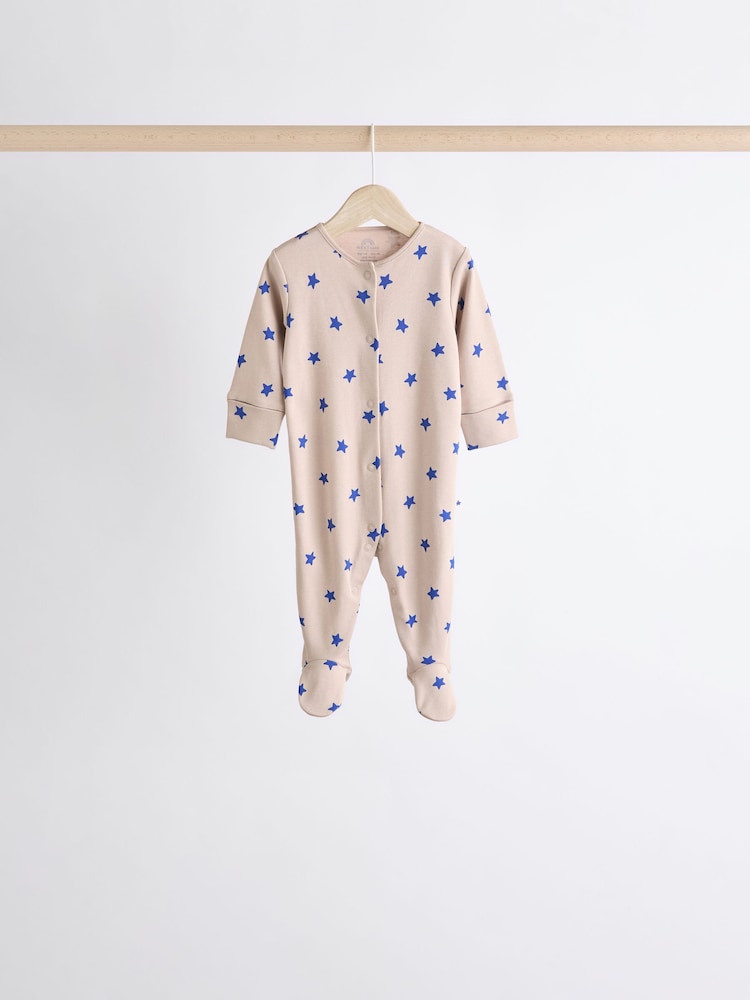 Imprimée bleue - Combinaisons de sommeil pour bébé 7 Pack (0mois-2ans) - Image 9 of 16