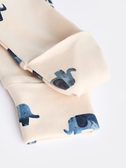Blue Elephant Two Way Zip Baby 100% Cotton Sleepsuits 3 Pack (0mths-2yrs) - Image 11 of 12