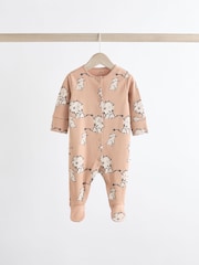 Neutral Animal 100% Cotton Baby Sleepsuits 3 Pack (0mths-3yrs) - Image 4 of 13