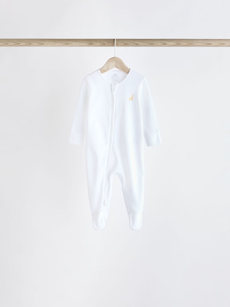 Blanc motif personnage vif - Combinaisons de nuit Bébé 100% coton (0-2ans) - Image 4 of 15