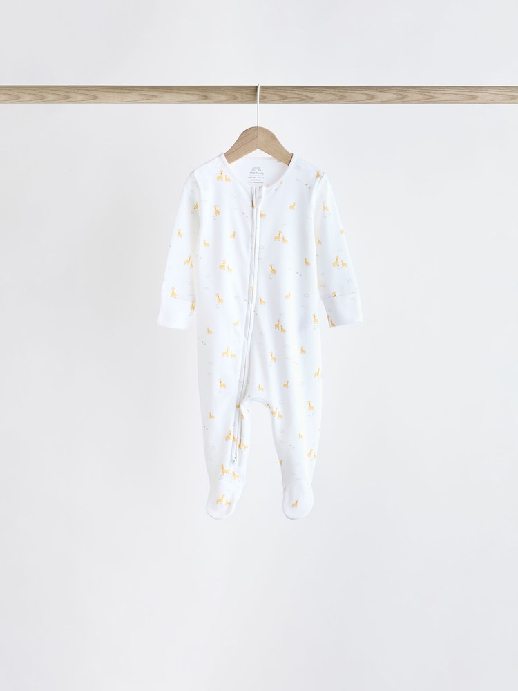 Blanc motif personnage vif - Combinaisons de nuit Bébé 100% coton (0-2ans) - Image 5 of 15