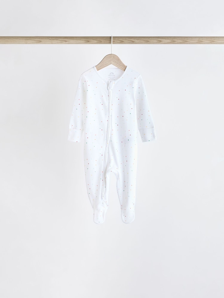 Blanc motif personnage vif - Combinaisons de nuit Bébé 100% coton (0-2ans) - Image 7 of 15