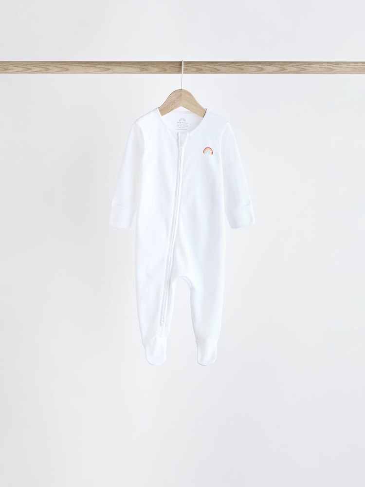 Blanc motif personnage vif - Combinaisons de nuit Bébé 100% coton (0-2ans) - Image 9 of 15