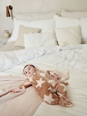 Neutral Baby Fleece Zip Sleepsuit - Image 1 of 12