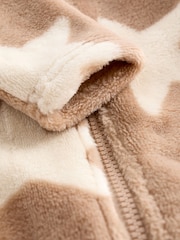 Neutral Baby Fleece Zip Sleepsuit - Image 10 of 12