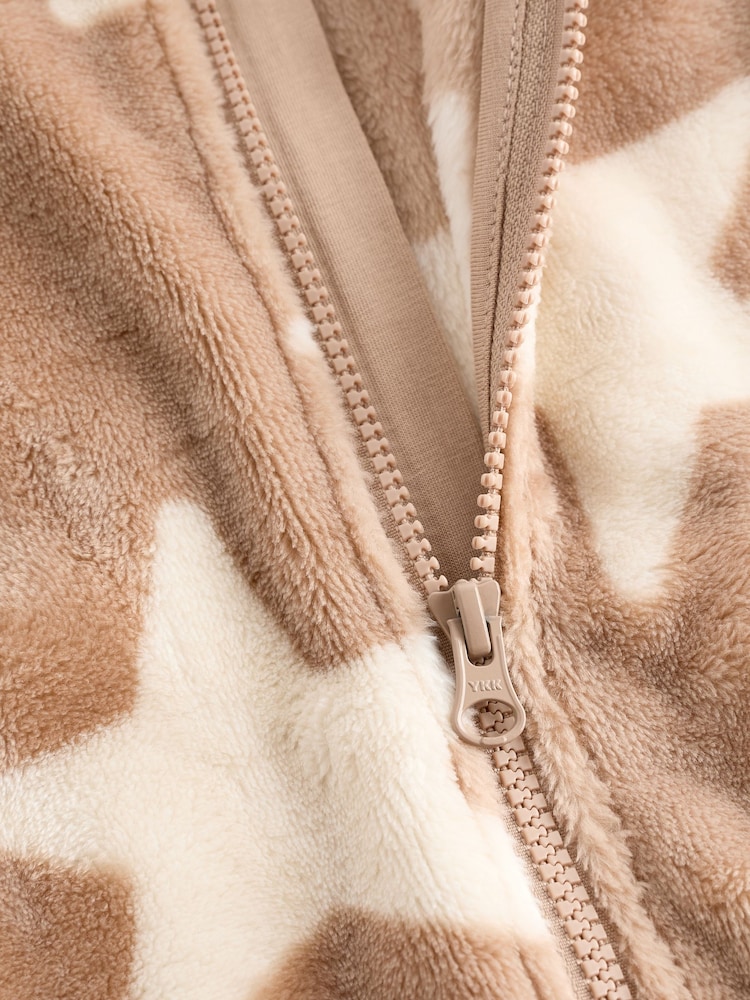 Neutral Baby Fleece Zip Sleepsuit - Image 12 of 12