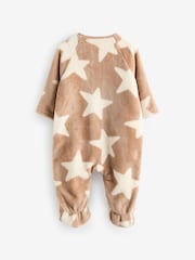 Neutral Baby Fleece Zip Sleepsuit - Image 7 of 12