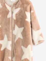Neutral Baby Fleece Zip Sleepsuit - Image 8 of 12