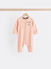 Purple Baby 100% Cotton Footless Sleepsuits 3 Pack (0mths-3yrs) - Image 3 of 12