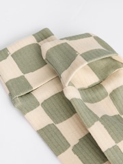 Checkerboard Baby 2 Way Zip 100% Cotton Sleepsuits 3 Pack (0mths-2yrs) - Image 11 of 11