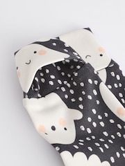 Black Ghost Halloween 100% Cotton Baby Sleepsuit (0-3yrs) - Image 8 of 8