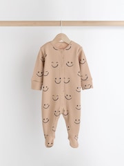 Brown Sleepsuits 3 Pack (0mths-2yrs) - Image 4 of 11