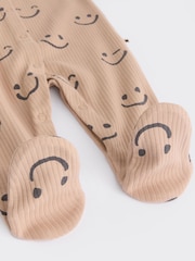 Brown Sleepsuits 3 Pack (0mths-2yrs) - Image 9 of 11