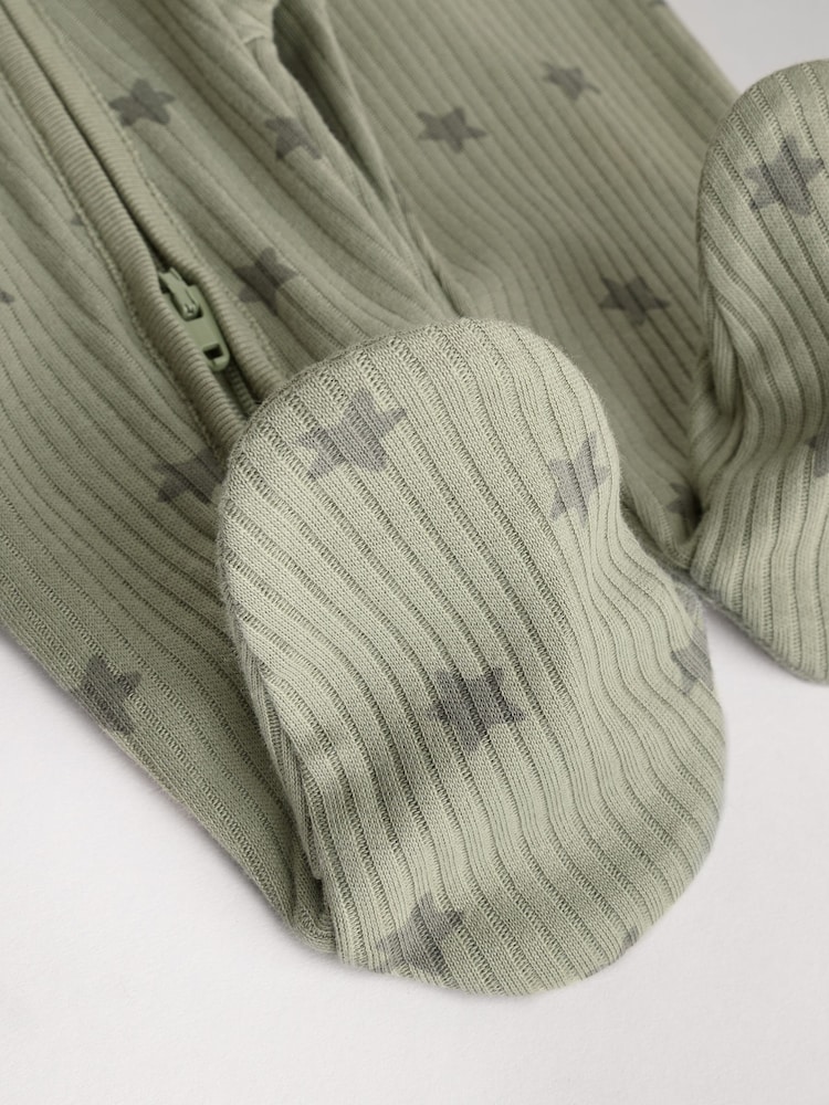 Grün & Blau - Baby-Herbst-Schlafanzüge mit 2-Wege-Reißverschluss im 5er-Pack (0M.–2J.) - Bild 14 von 14 Grün & Blau - Baby-Herbst-Schlafanzüge mit 2-Wege-Reißverschluss im 5er-Pack (0M.–2J.) - Bild 14 von 14