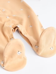 Ecru 100% Cotton Sleepsuit (0mths-2yrs) - Image 12 of 13