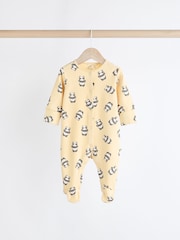 Ecru 100% Cotton Sleepsuit (0mths-2yrs) - Image 4 of 13