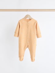 Ecru 100% Cotton Sleepsuit (0mths-2yrs) - Image 6 of 13