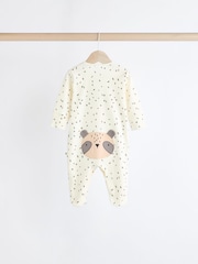 Ecru 100% Cotton Sleepsuit (0mths-2yrs) - Image 7 of 13