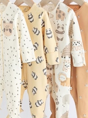 Ecru 100% Cotton Sleepsuit (0mths-2yrs) - Image 8 of 13