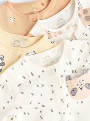 Ecru 100% Cotton Sleepsuit (0mths-2yrs) - Image 9 of 13