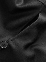 Black Premium Handsewn Wool Blend Blazer Coat - Image 7 of 9