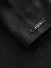 Black Premium Handsewn Wool Blend Blazer Coat - Image 9 of 9