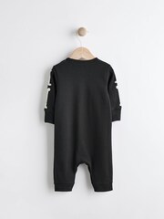 Black Halloween Skeleton 100% Cotton Baby Sleepsuit (0mths-3yrs) - Image 2 of 7