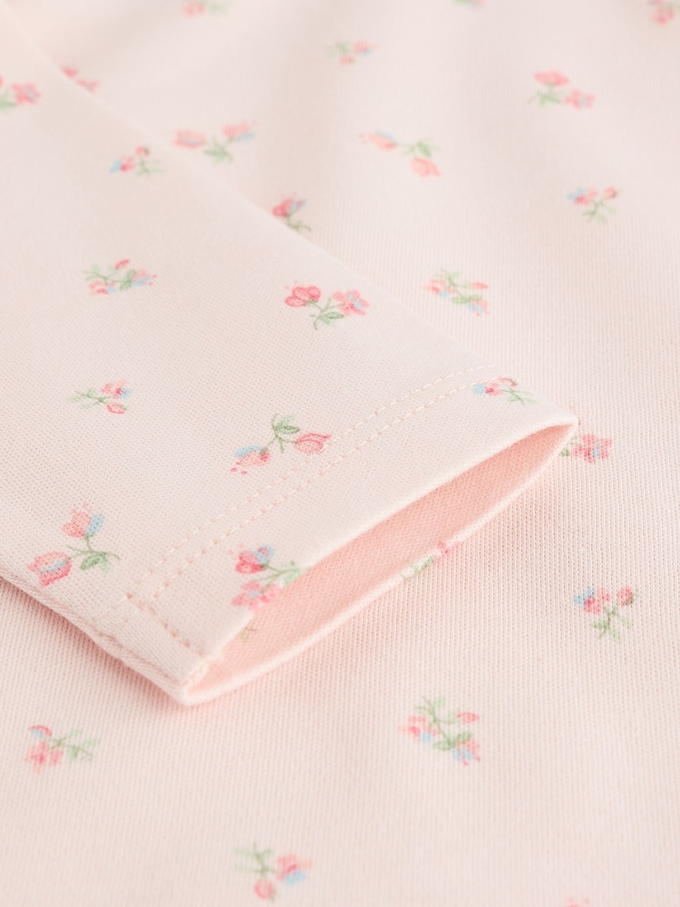 Lapin rose - Bébé Manches longues 100% Coton Body - Image 10 of 12