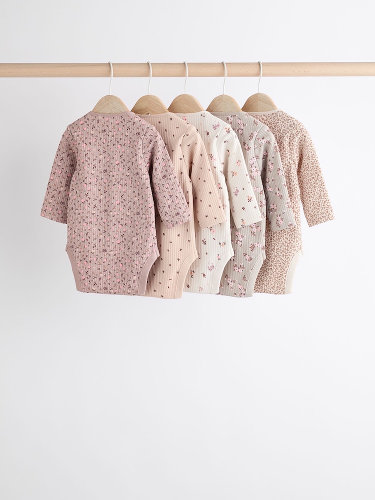 Streublumen-Print - Gerippte 100 % Baumwoll-Bodys für Babys im 5er-Pack - Bild 2 von 13 Streublumen-Print - Gerippte 100 % Baumwoll-Bodys für Babys im 5er-Pack - Bild 2 von 13