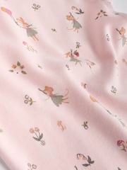 Pink & White Fairy Baby Short Sleeve 100% Cotton Bodysuits 5 Pack - Image 12 of 13