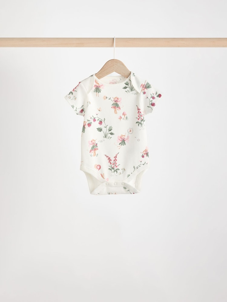 rožnata & Bela vila - dojenček kratek rokav; s kratkimi rokavi 100% Cotton bodi 5 komplet - Slika 2 iz 13 rožnata & Bela vila - dojenček kratek rokav; s kratkimi rokavi 100% Cotton bodi 5 komplet - Slika 2 iz 13