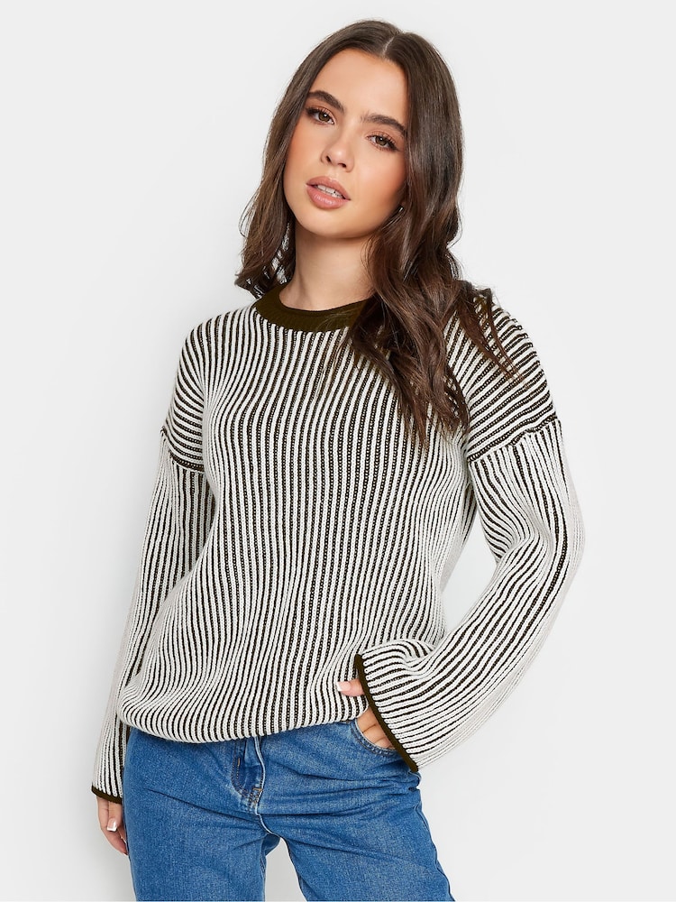 Pixiegirl Petite Gerippter Pullover mit Stehkragen - Bild 1 von 5 Pixiegirl Petite Gerippter Pullover mit Stehkragen - Bild 1 von 5