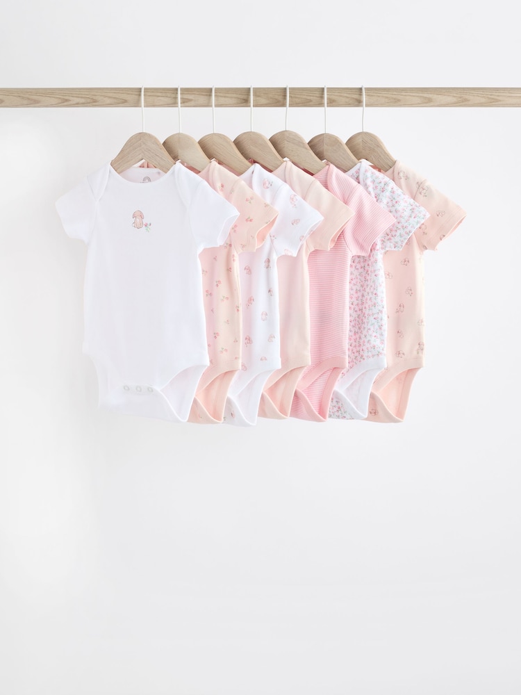 pinkes Häschen - Kurzärmelige Bodys - Bild 1 von 14 pinkes Häschen - Kurzärmelige Bodys - Bild 1 von 14