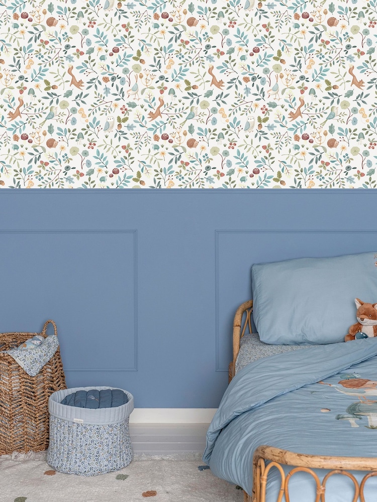 Little Dutch Multicolour Forest Wonders A4 Wallpaper Sample - Image 1 of 4