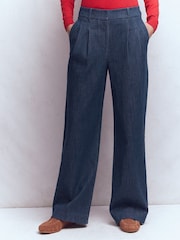 Boden Blue Kensington Twill Trousers - Image 4 of 6