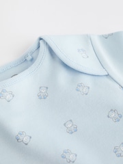 Blue 5 Pack Baby Bear Long Sleeve Bodysuits - Image 13 of 13