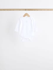 Blue 5 Pack Baby Bear Long Sleeve Bodysuits - Image 3 of 13
