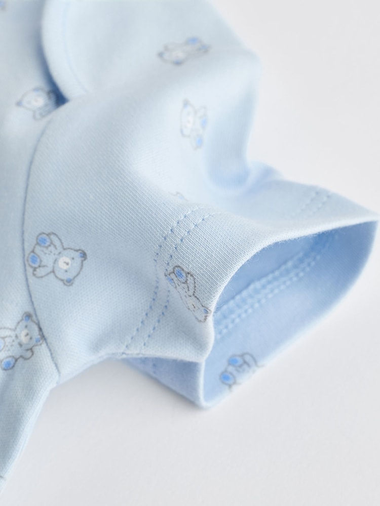 Blauw - Beer Baby Bodysuits met korte mouwen - Image 11 of 12