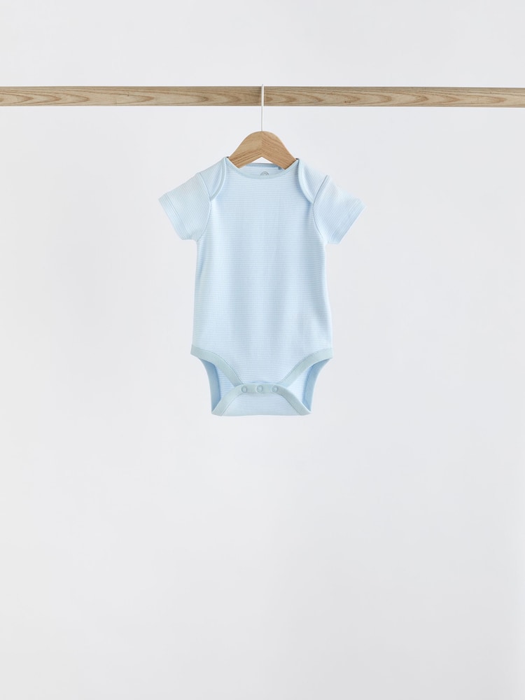Blauw - Beer Baby Bodysuits met korte mouwen - Image 3 of 12