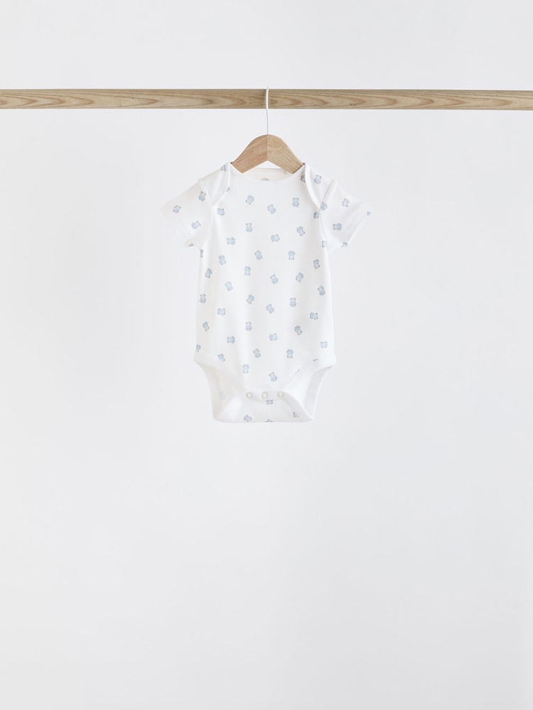 Blauw - Beer Baby Bodysuits met korte mouwen - Image 4 of 12