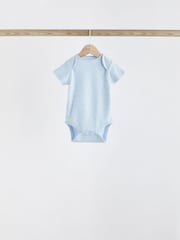 Blau - Kurzarm-Baby-Bodys mit Bärenmotiv - Bild 5 von 12