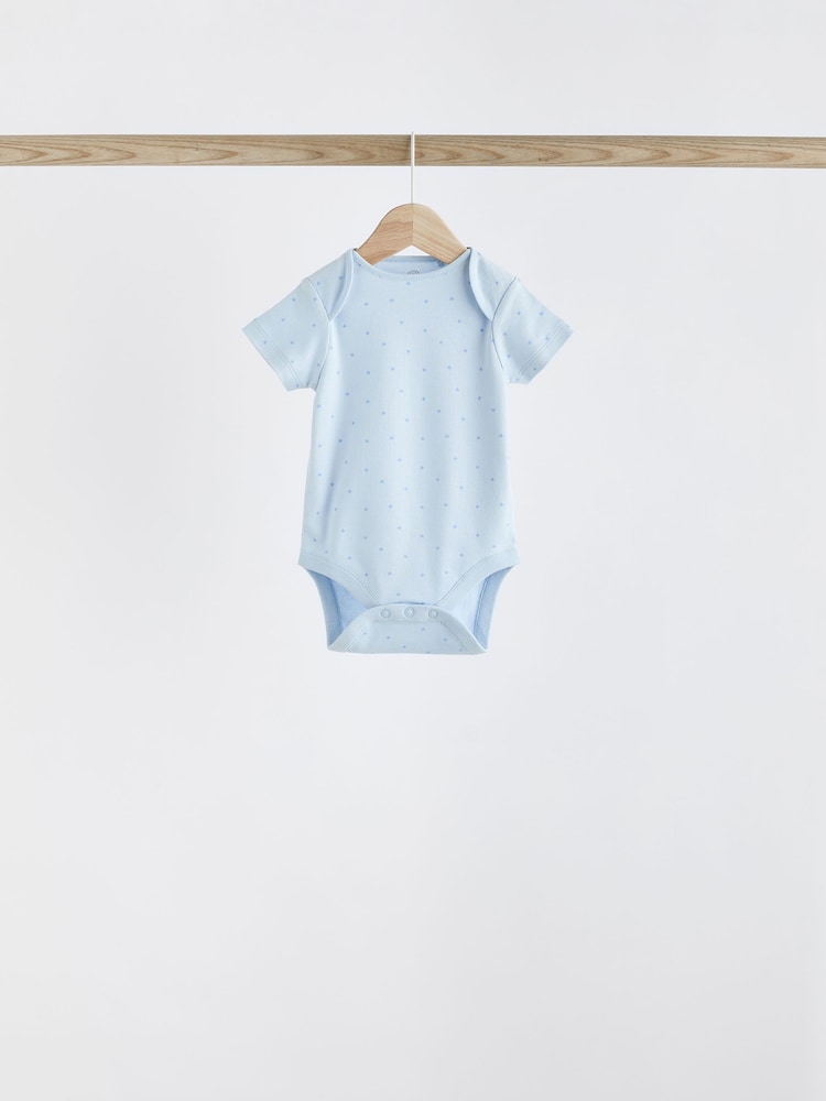 Blauw - Beer Baby Bodysuits met korte mouwen - Image 5 of 12