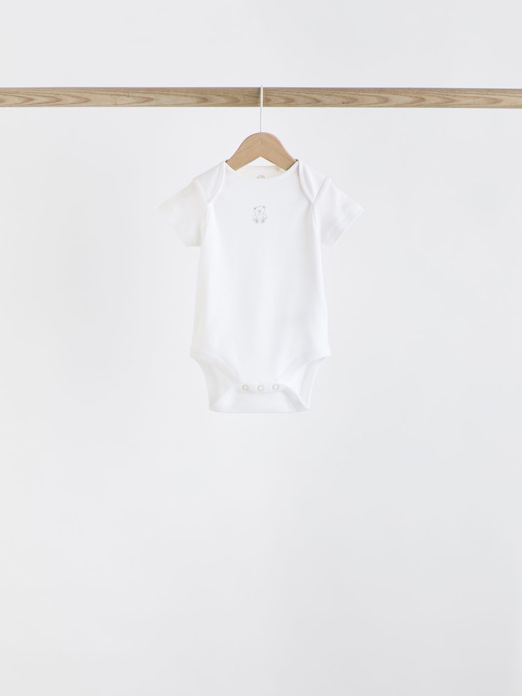 Blauw - Beer Baby Bodysuits met korte mouwen - Image 6 of 12