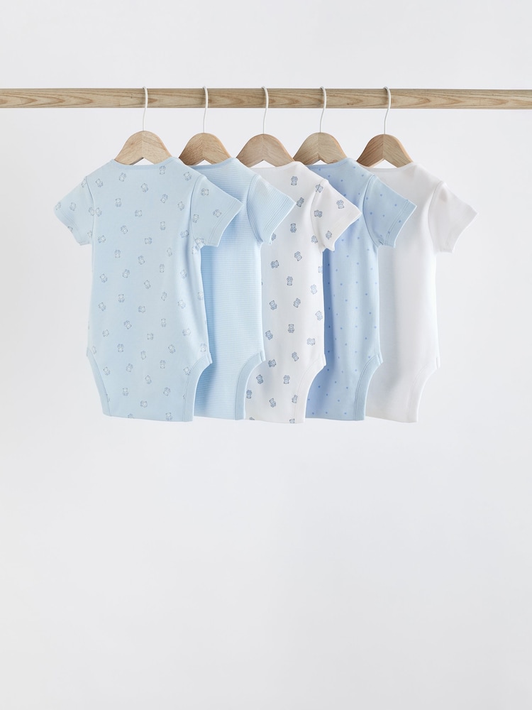 Blauw - Beer Baby Bodysuits met korte mouwen - Image 7 of 12