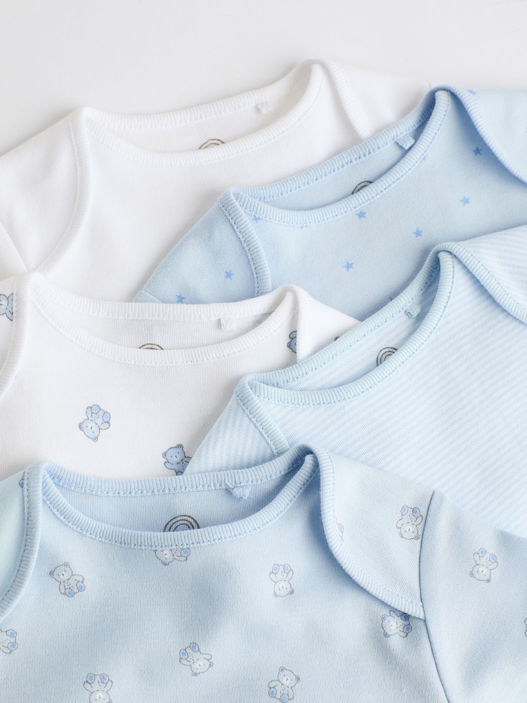 Blauw - Beer Baby Bodysuits met korte mouwen - Image 9 of 12