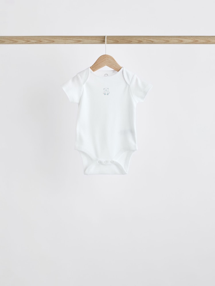 Blauw - Beer Baby Bodysuits met korte mouwen - Image 3 of 14
